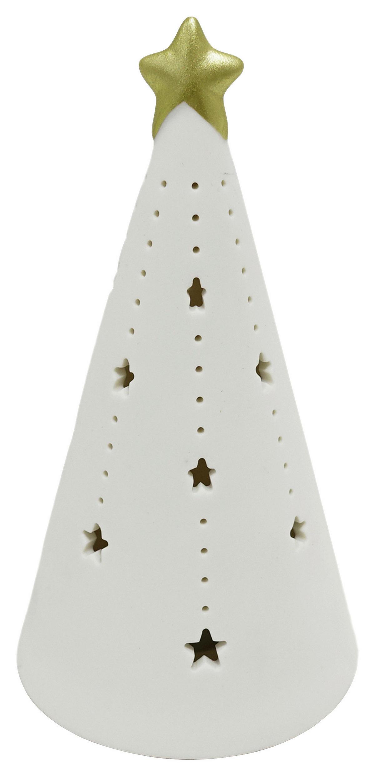 Drvo Dekorativno Lizzy - bijela, Konvencionalno, keramika (7,6/13,5cm) - Modern Living