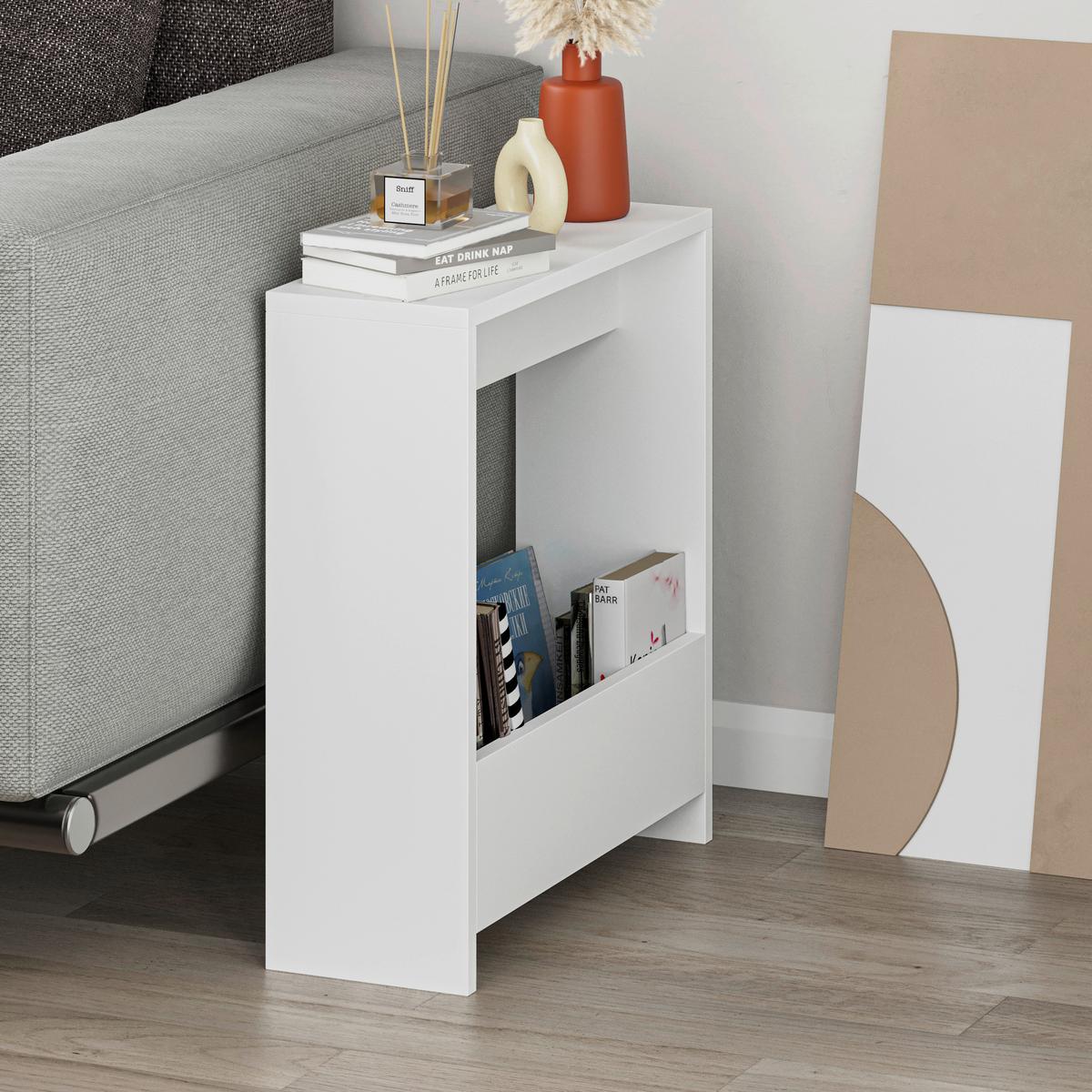 Mizica Simpi - bela, Design, leseni material (55/20/60cm) - Livetastic