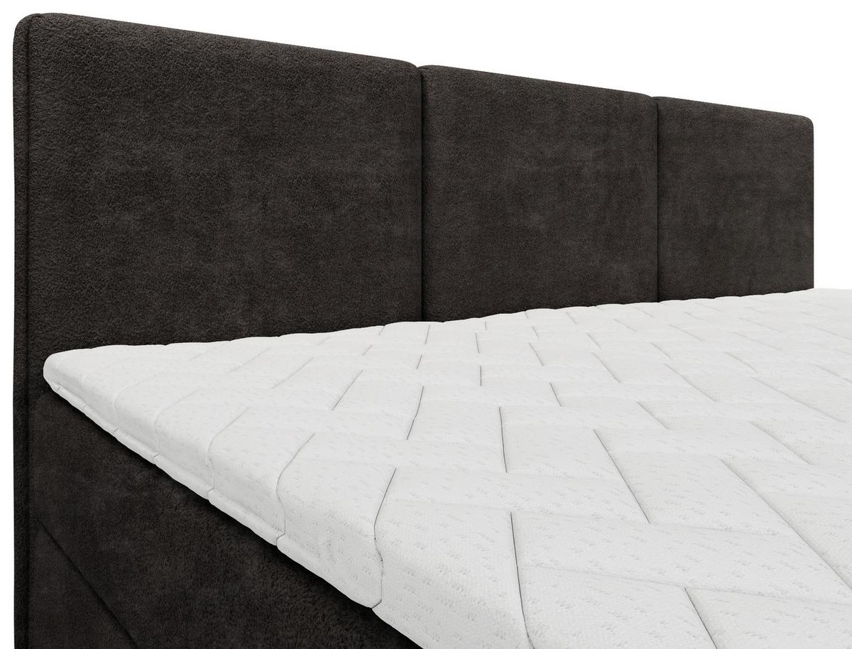 Familienbett Domino Combo II Schwarz ca. 240x200cm - Schwarz, MODERN, Holz/Holzwerkstoff (240/200cm) - MID.YOU