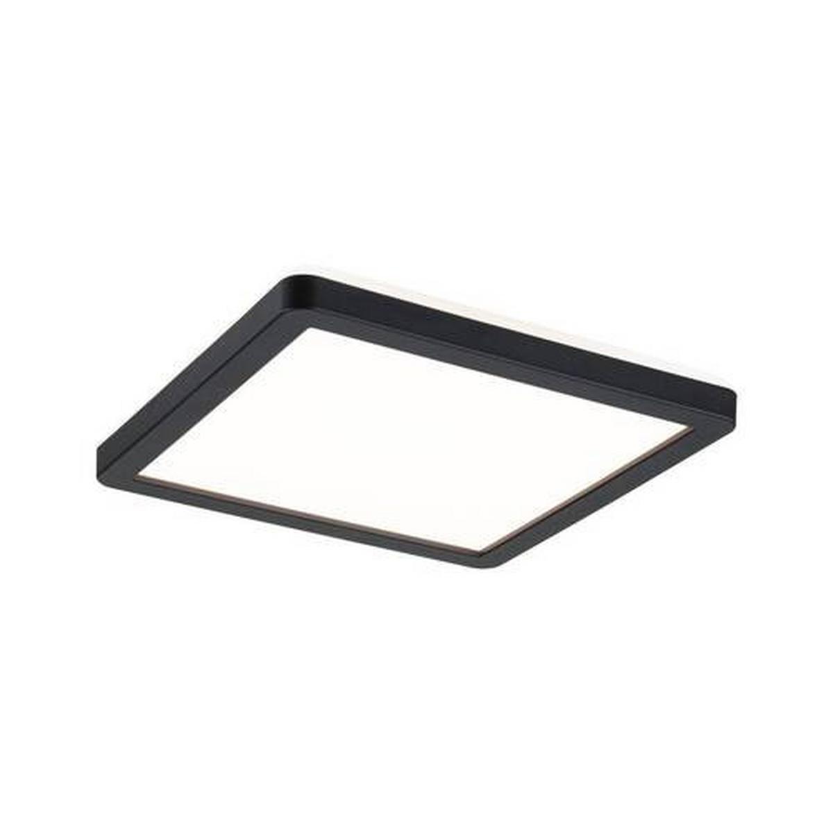 LED-Paneel Atria Shine in Schwarz max. 11,2 Watt - Schwarz, Basics, Kunststoff (19/19/2,8cm) - Paulmann