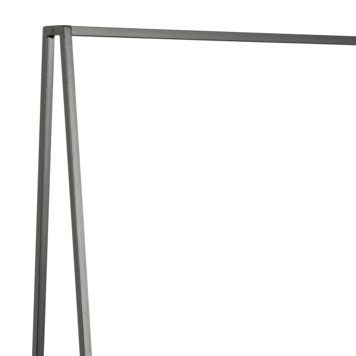 WIESZAK STOJĄCY DO PRZEDPOKOJU SEAFORD - dąb dziki/czarny, Trend, materiał drewnopochodny/metal (77/165/37cm)