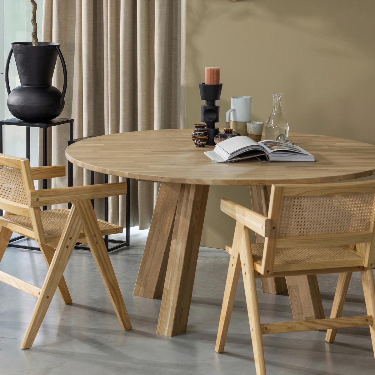 Esstisch Rhonda Eiche - Naturfarben, MODERN, Holz (150/150/75cm) - Livetastic