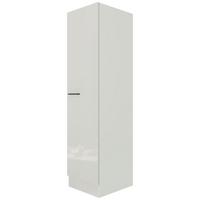 Geschirrschrank in Lichtgrau glänzend. - Hellgrau/Grau, MODERN (50/200/57cm) - FlexWell