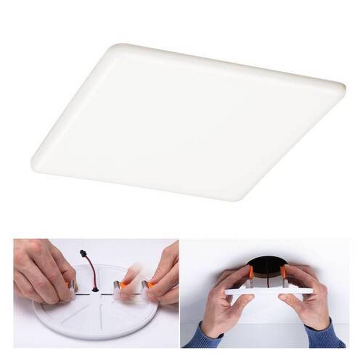 LED-Paneel Veluna VariFit in Weiß max. 22 Watt - Design, Kunststoff (21,5/21,5cm) - Paulmann