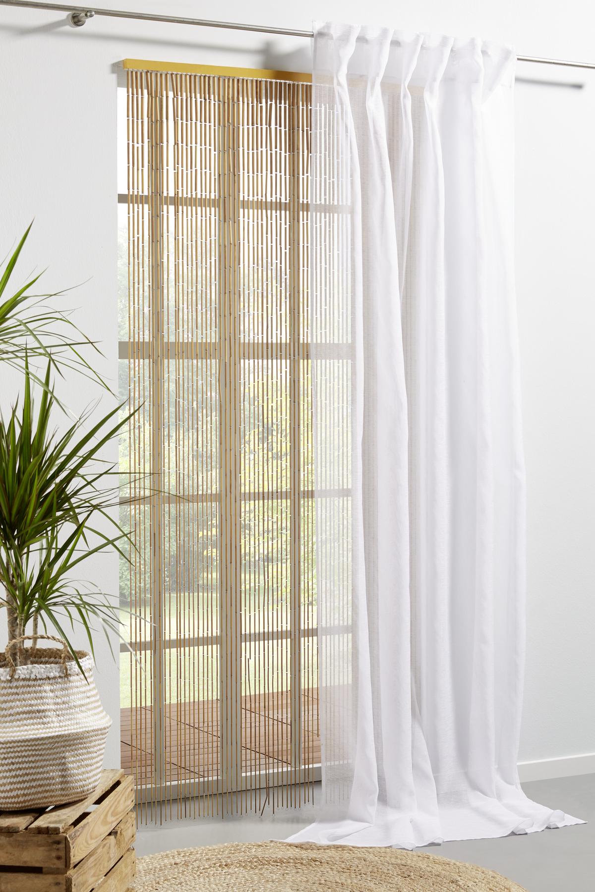 Fertigvorhang Tosca in Weiß, 2 Stk. - Weiß, Textil (140/245cm) - Modern Living