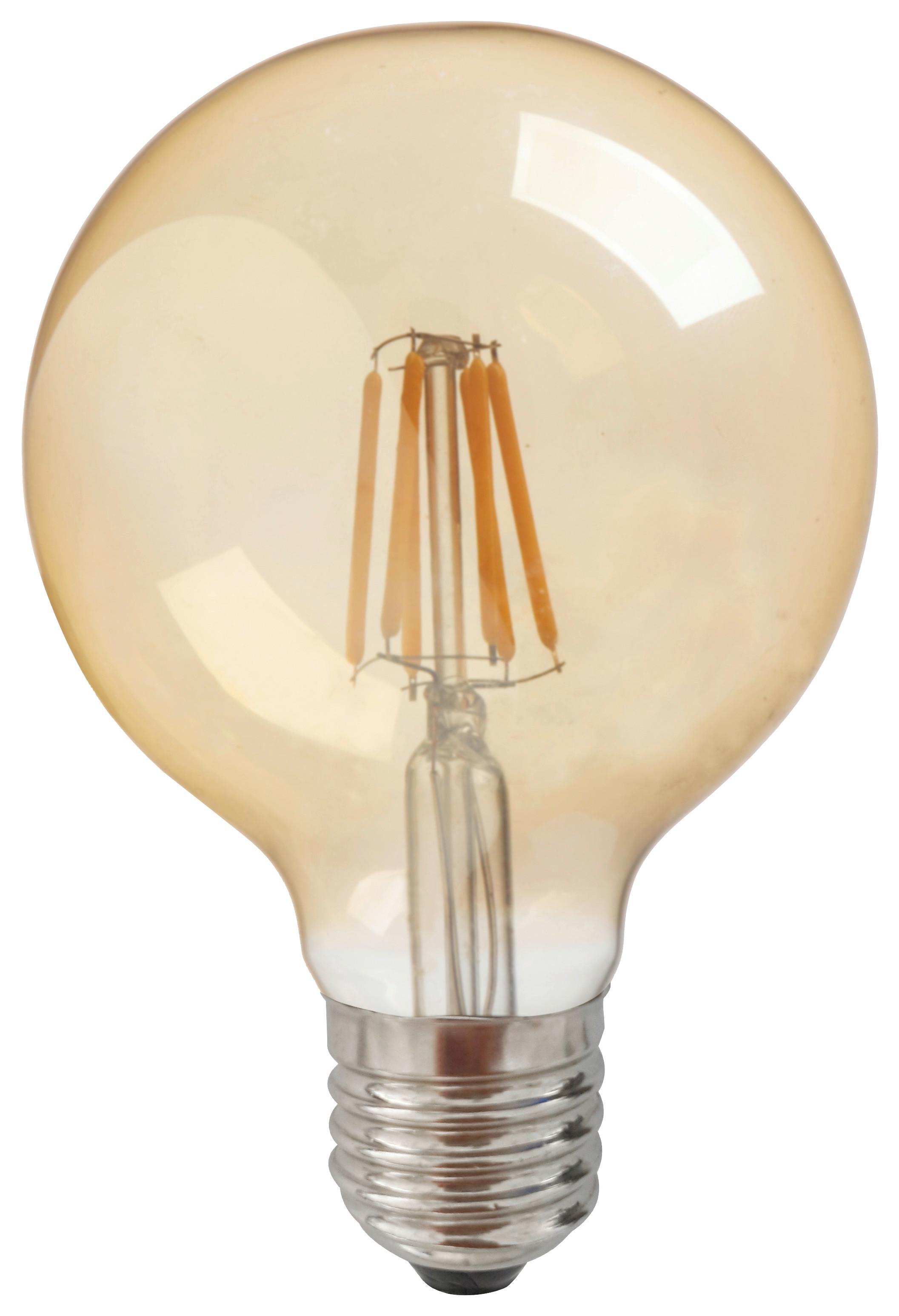 Deko-Leuchtmittel C801055MM max. 6 Watt - Graphitfarben, Glas (9,5/13,6cm) - Mömax