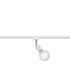 Schienensystem-Strahler Spot Weiß/Chromfarben max. 40 Watt - Chromfarben/Weiß, Design, Textil/Metall (4/13cm) - Trio Leuchten
