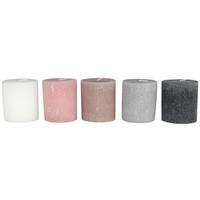 Tömbgyertya Dots - barna/fekete (8/9cm) - Premium Living