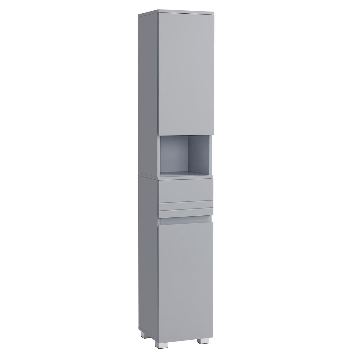 HOCHSCHRANK BBC560P36 - Grau, Trend, Holzwerkstoff (30/170/30cm) - MID.YOU