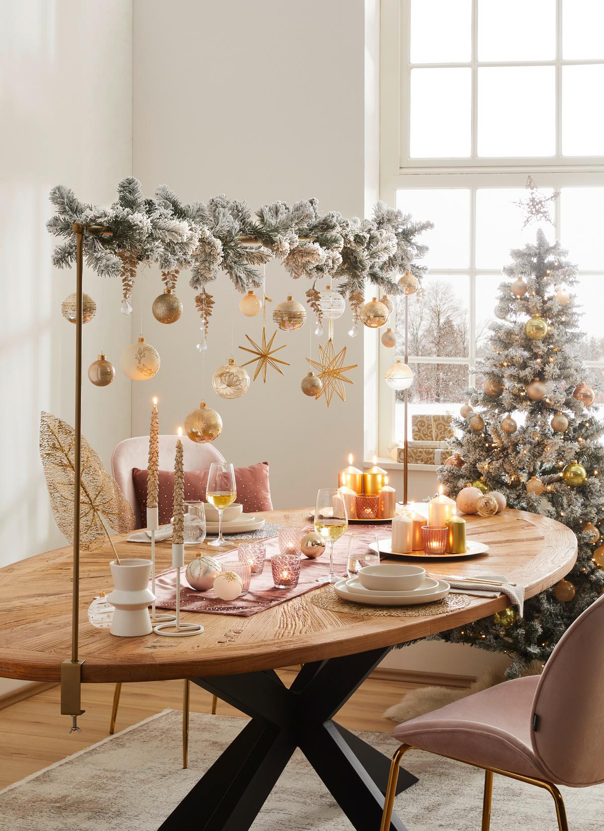 GIRLANDA 680468 - zielony/biały, Lifestyle, tworzywo sztuczne (25/270cm) - X-Mas