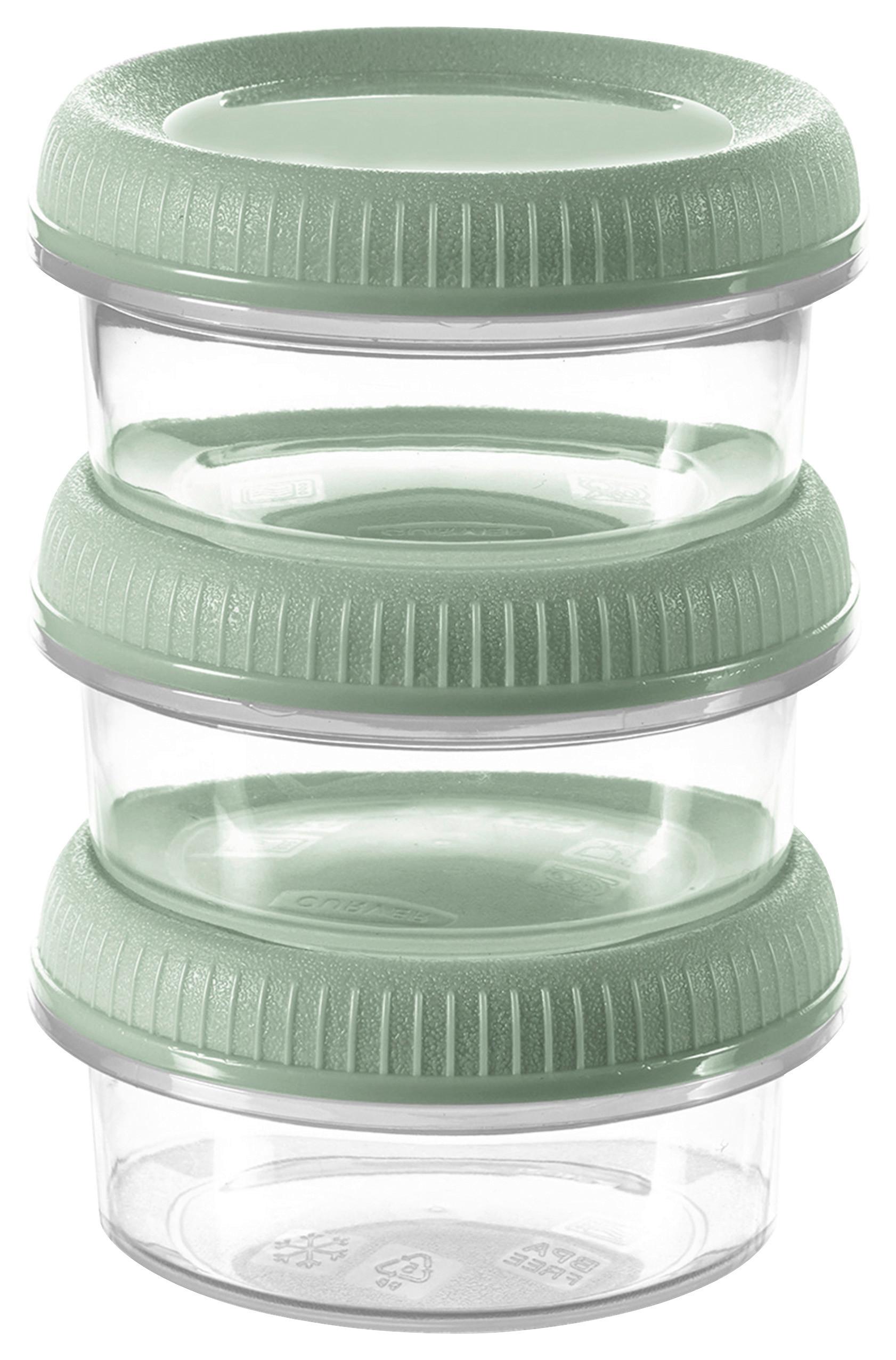Szószostálka-készlet Curver Smart Eco - világoszöld, műanyag (7/10/7cm) - Curver
