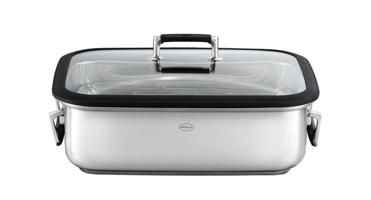 BRYTFANNA 911037 RÖSLE - kolor stalowy, Basics, metal (40,9/28,5/18,1cm) - Rösle