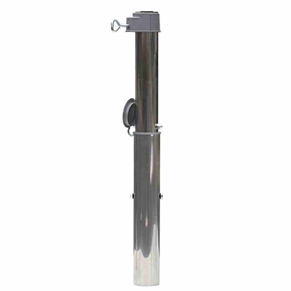 Bodenhülse Aluminium - Silberfarben, Basics, Metall (53cm) - Gardenson