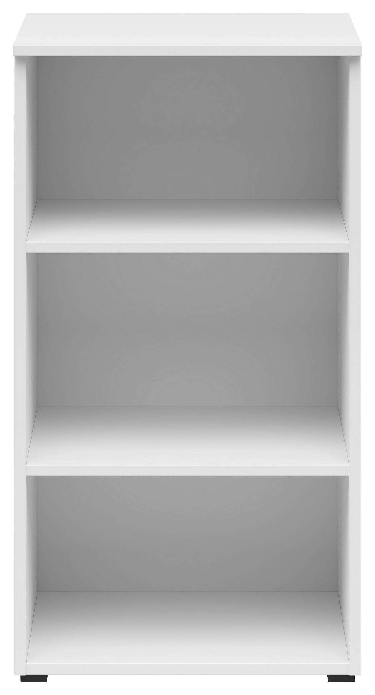 Regal Multistauraum Weiss - Weiss/Anthrazit, Modern, Holzwerkstoff/Kunststoff (45/83/40cm) - Premium Living