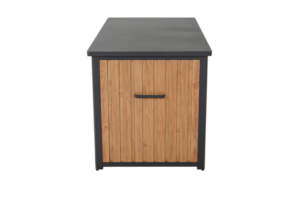 KISSENBOX SABANO KIBOX - Braun, MODERN, Metall (59/75/135cm) - Siena Garden