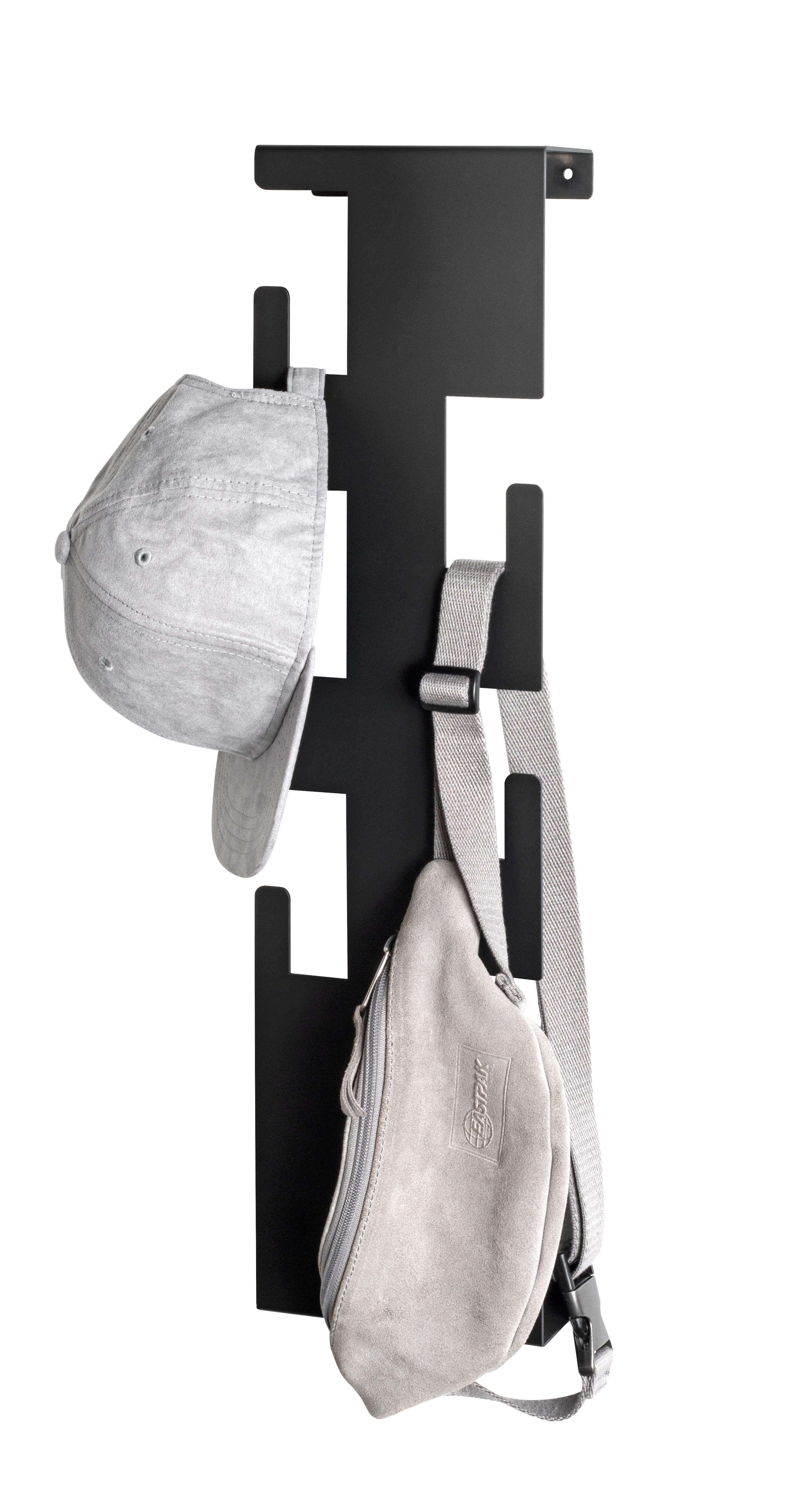 Wandgarderobe in Schwarz - Schwarz, Modern, Metall (15/60/8cm) - Mömax