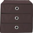 Container Braun - Braun, Karton/Textil (31,5/32,0/31,5cm) Container Braun - Braun, Karton/Textil (31,5/32,0/31,5cm)