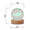 LED-DEKORATIONSLAMPA MONI - transparent/naturfärgad, Romantik / Lanthus, trämaterial/plast (8/9,5cm) - Mömax