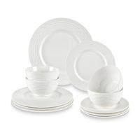 Serviciu de masă 12/1 Selina - alb, Konventionell, ceramică - Mömax