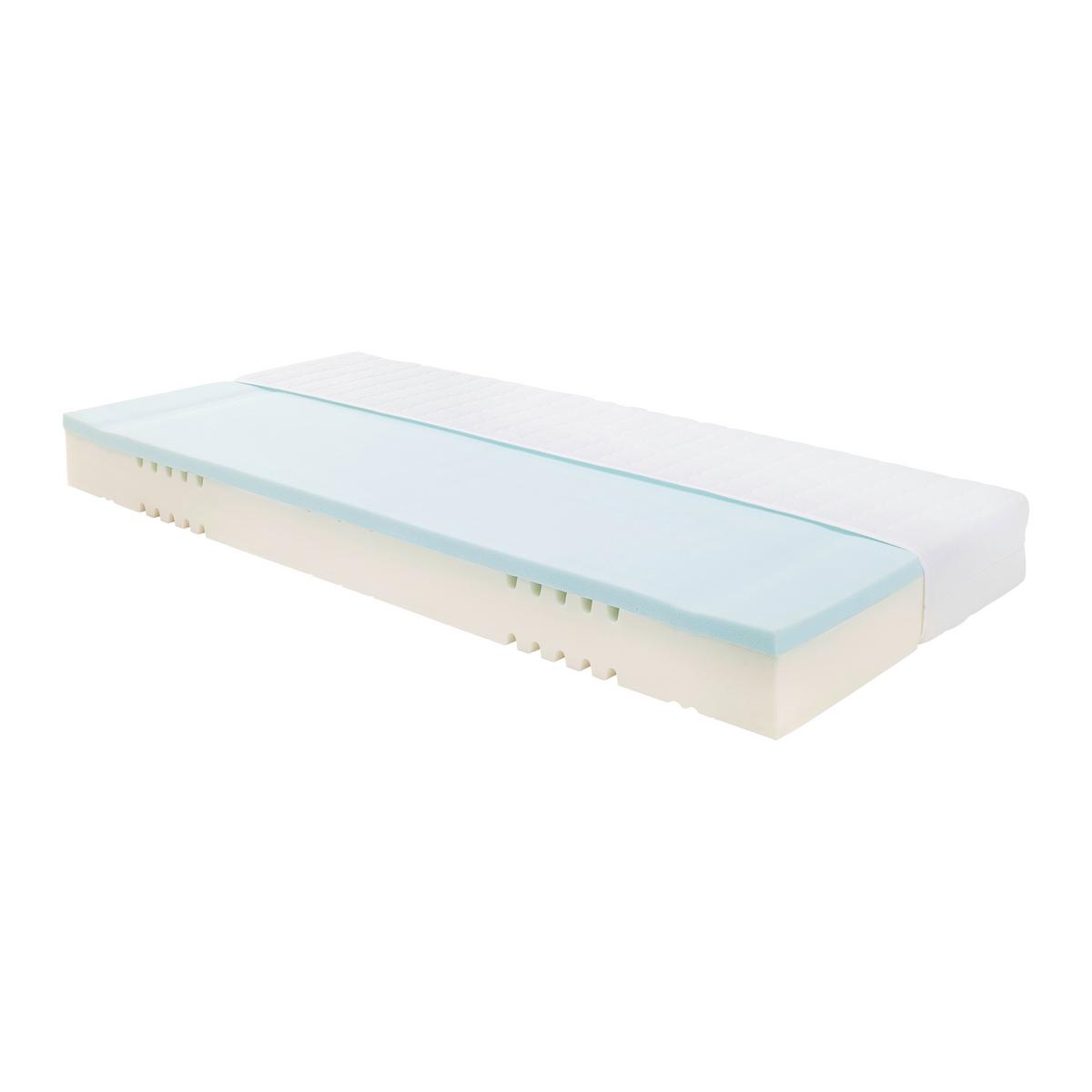 Matelas en mousse Gel One 20 ca. 80x200cm - Weiss, Textil (80/200cm) - Premium Living