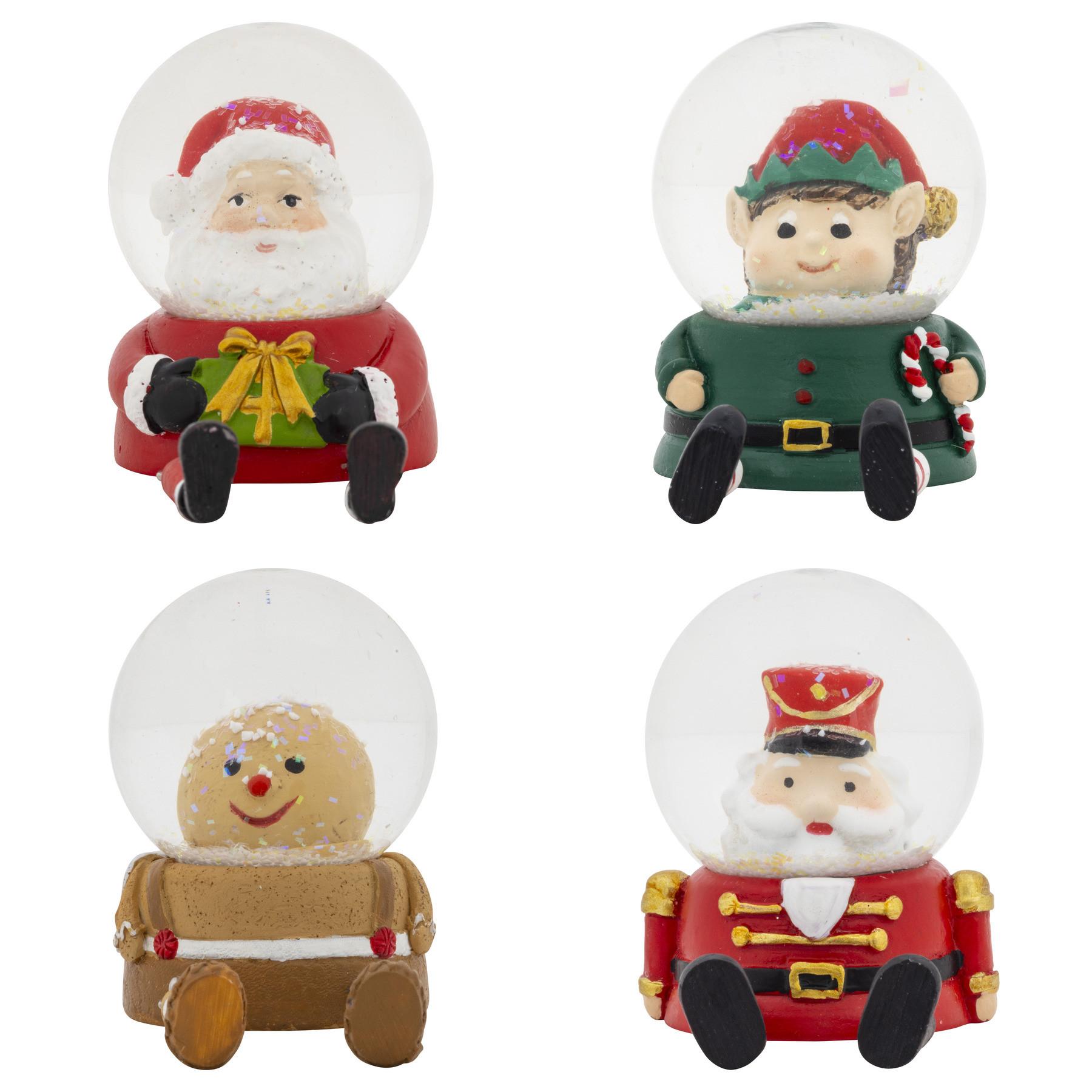 Ukrasna Figura Pere Noel - crvena, Basics, plastika (4,8/4,5/8,5cm)