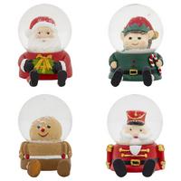 Ukrasna Figura Pere Noel - crvena, Basics, plastika (4,8/4,5/8,5cm)