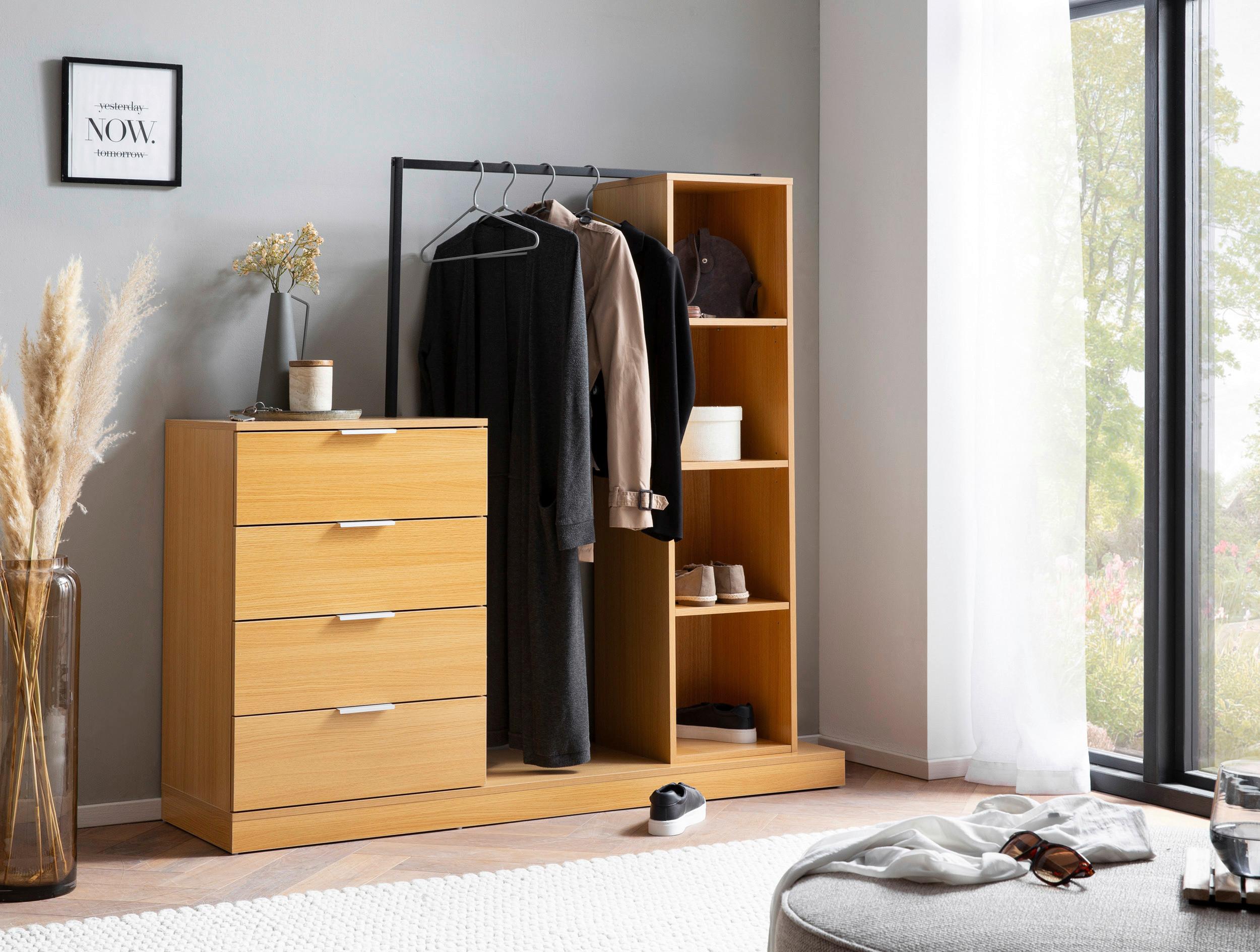 Predsoba Wl6.900 - barve hrasta, Design, leseni material (145/136/40cm) - Livetastic