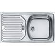 Spüle Eurostar Etn614 Nova - Edelstahlfarben, MODERN, Metall (78/43,5cm)