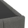 STOPPAD SÄNG KAIA - grå/svart, Modern, metall/trä (180/200cm) - Bessagi Home