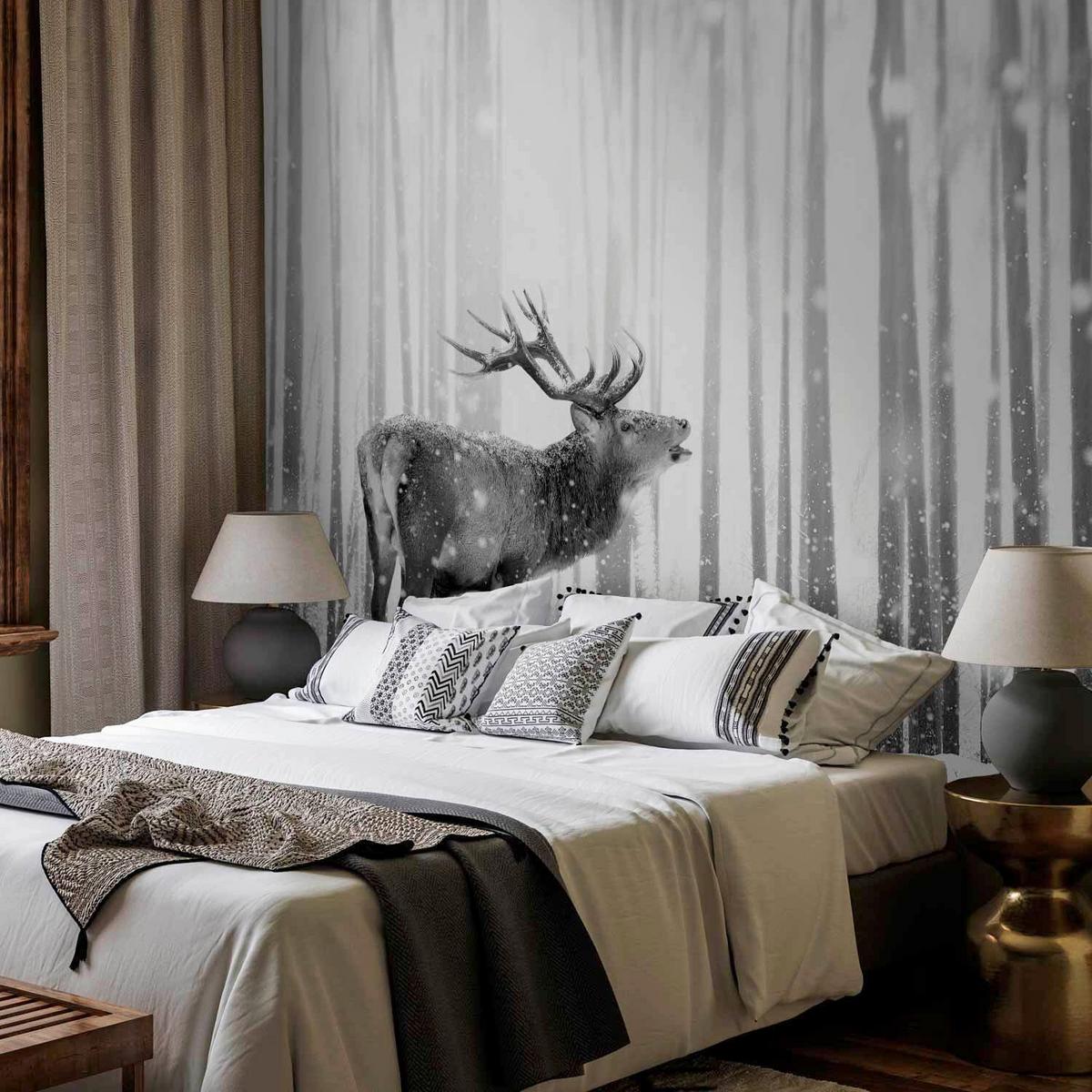 Fotótapéta Hde-4xlft1868 - fehér/szürke, Lifestyle, textil (400/280cm) - artgeist
