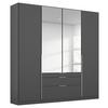 DULAP USI ROTATIVE ALABAMA - argintiu/gri, Modern, material pe bază de lemn (181/229/54cm) - Modern Living