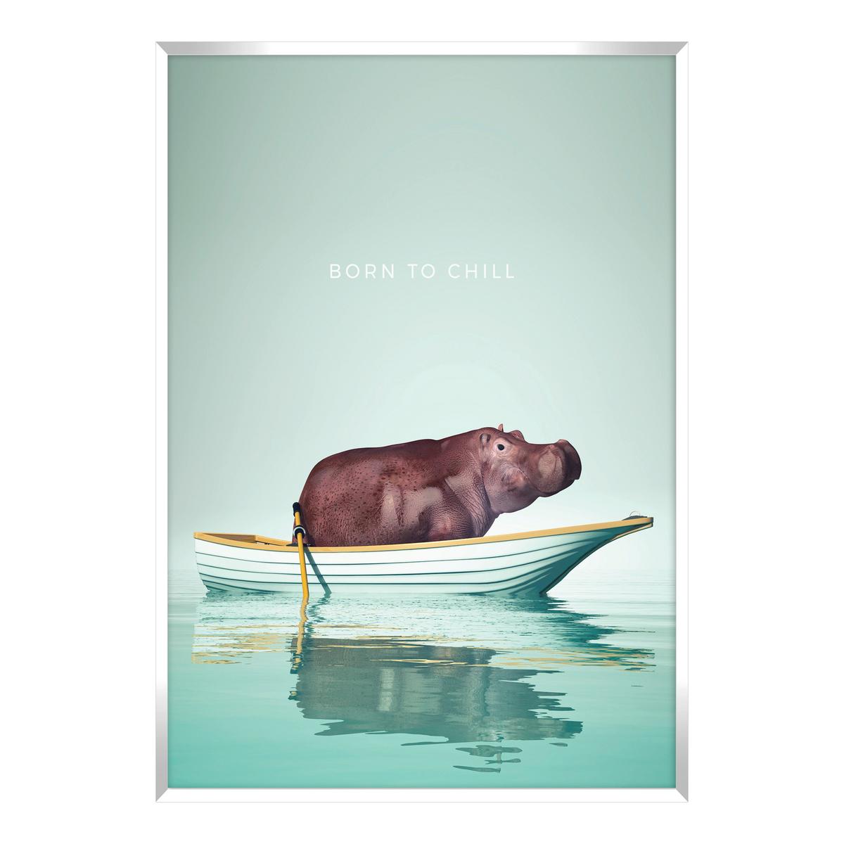 Kép Vous - barna/jadezöld, faalapú anyag/papír (30/40cm) - Modern Living