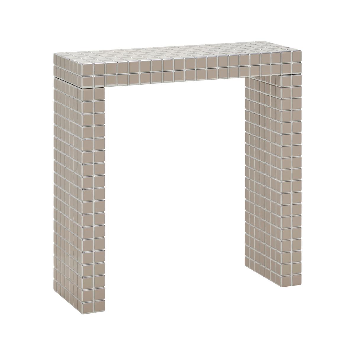 Konsole Luisa Kaschmir - Kaschmir, MODERN, Holzwerkstoff (80/28/80cm) - Mömax