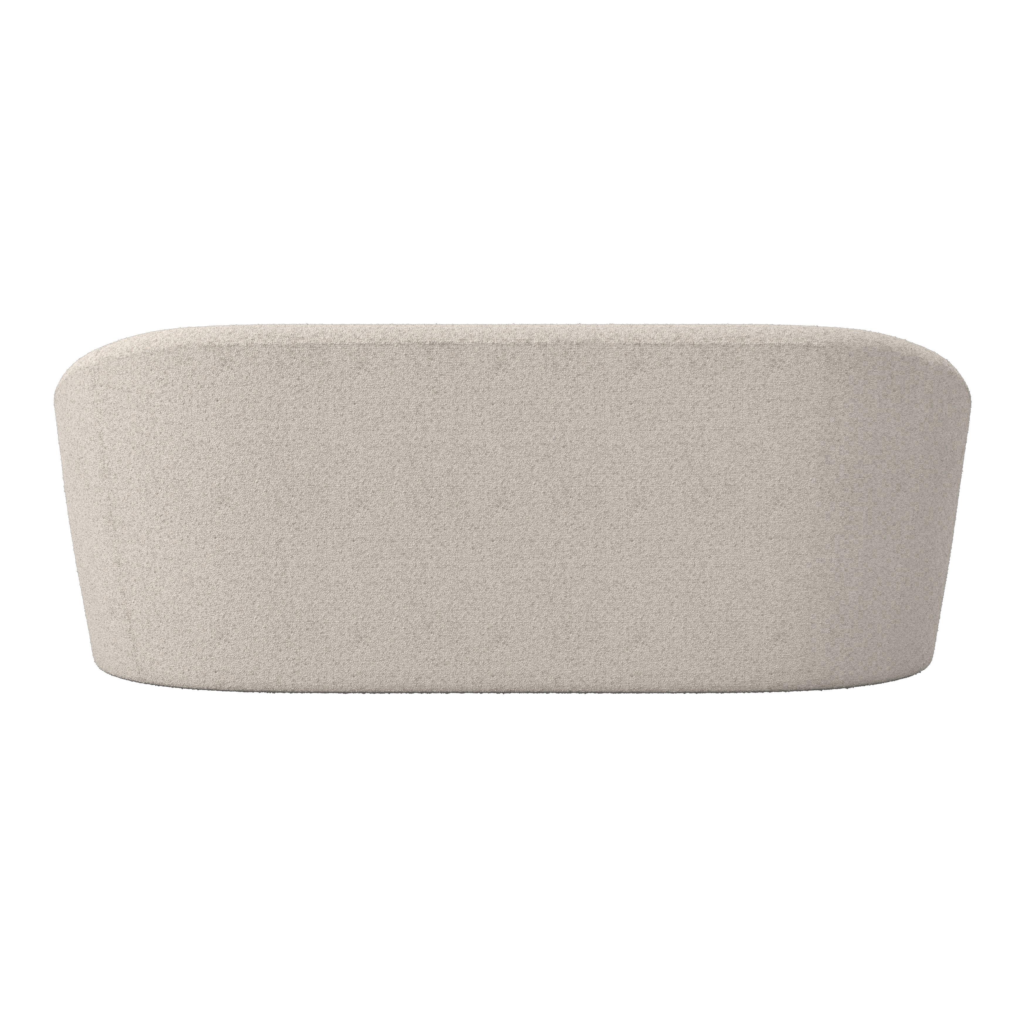SOFFA ISABEL - svart/cremefärgad, Modern, trä/textil (197/72/86cm) - Bessagi Home