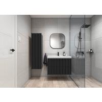 Dulap mediu Nero - negru, Modern, material pe bază de lemn (35/125/36cm) - Welnova