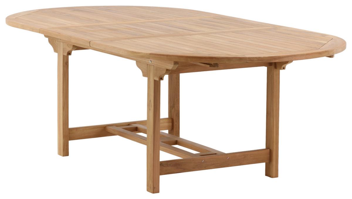 GARTENTISCH KENYA - Teakfarben, KONVENTIONELL, Holz (180/120/75cm) - Gardenson