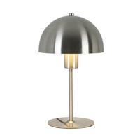 Tischleuchte Nickelfarben Max. 25 Watt - Schwarz/Nickelfarben, Modern, Kunststoff/Metall (18/30cm) - Mömax