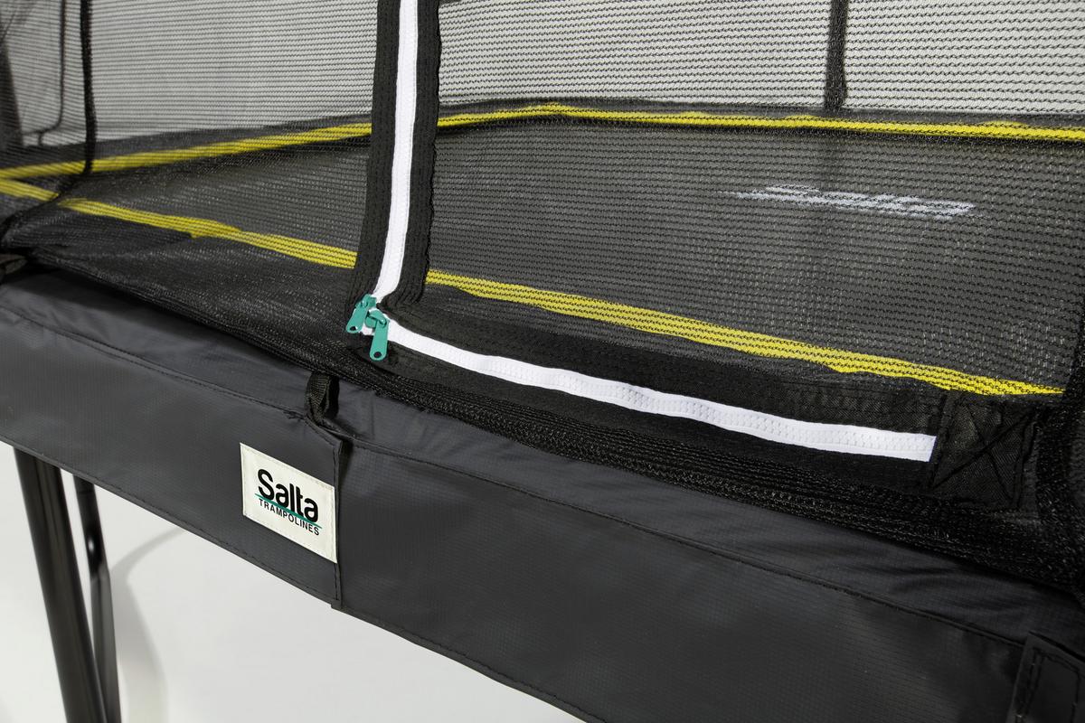 Trampolin Salta Comfort Schwarz - Schwarz, KONVENTIONELL, Metall (214/305cm) - Salta