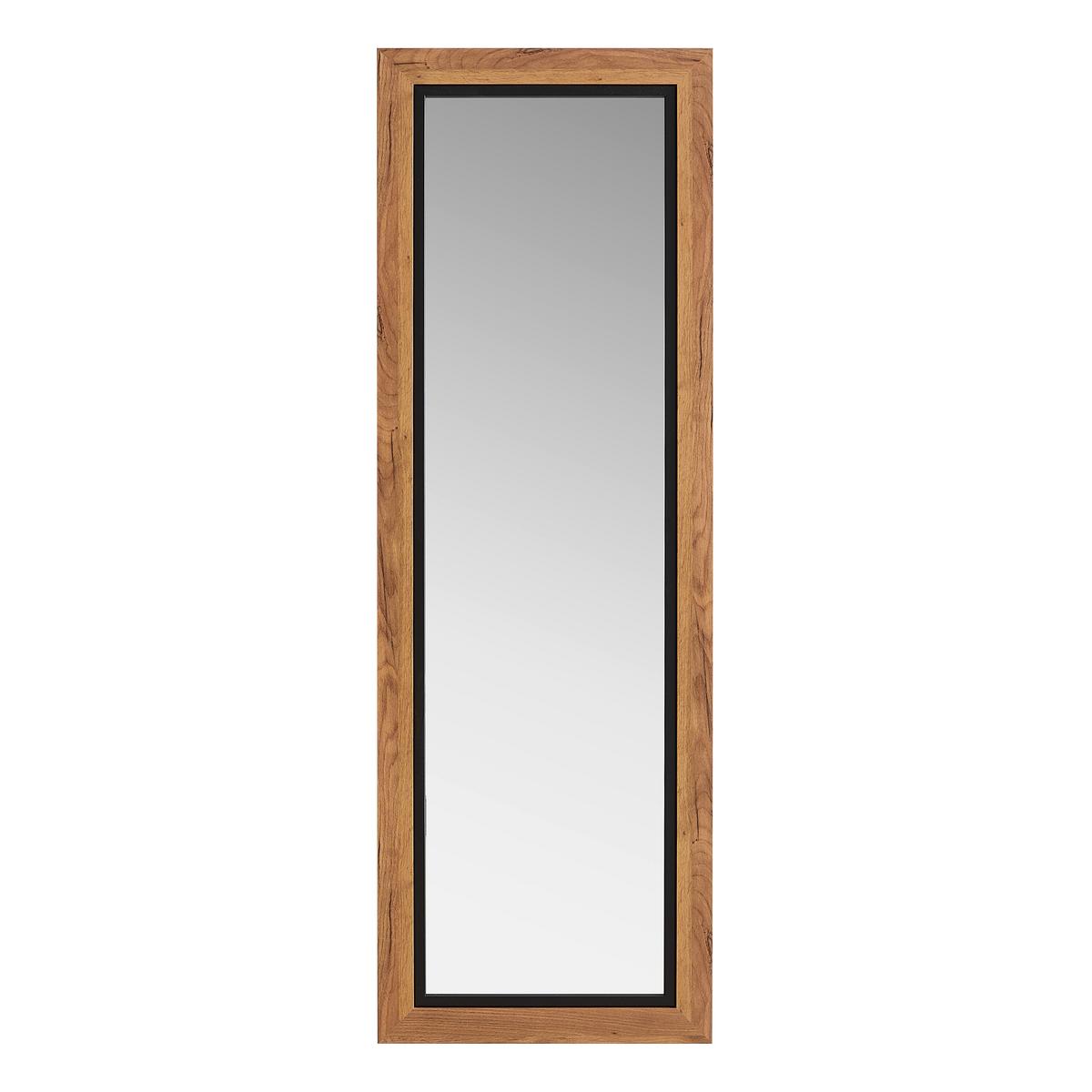 Wandspiegel In Eichefarben - Eichefarben, Modern, Glas/Holzwerkstoff (55/165cm) - Mömax