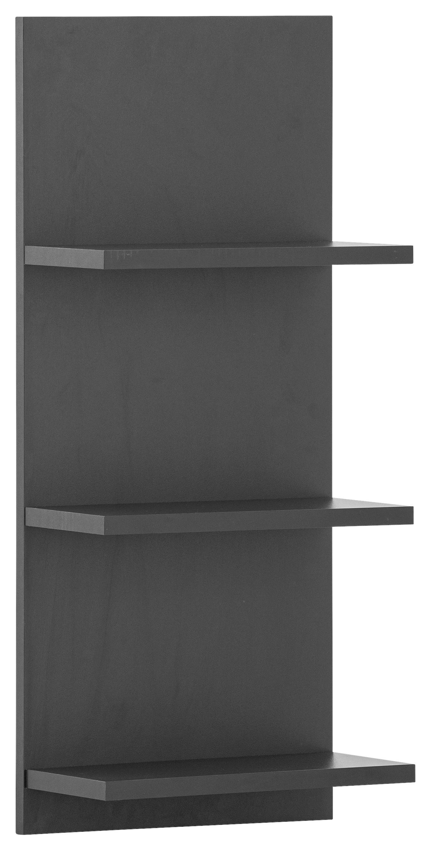 REGAŁ ŁAZIENKOWY PALERMO - antracytowy, Konventionell, materiał drewnopochodny (30,3/70,2/17,5cm) - Stylife