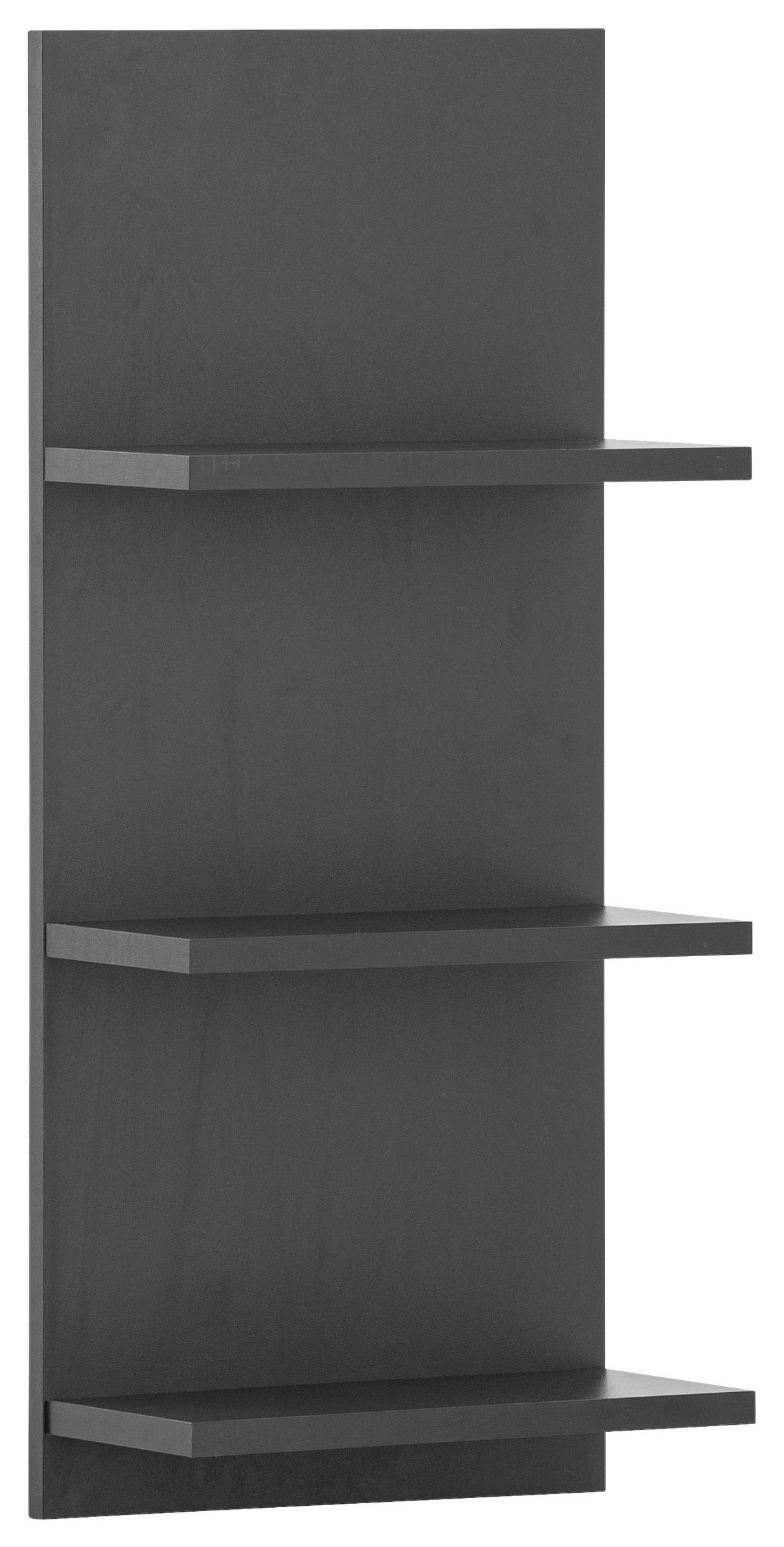 REGAŁ ŁAZIENKOWY PALERMO - antracytowy, Konventionell, materiał drewnopochodny (30,3/70,2/17,5cm) - Stylife