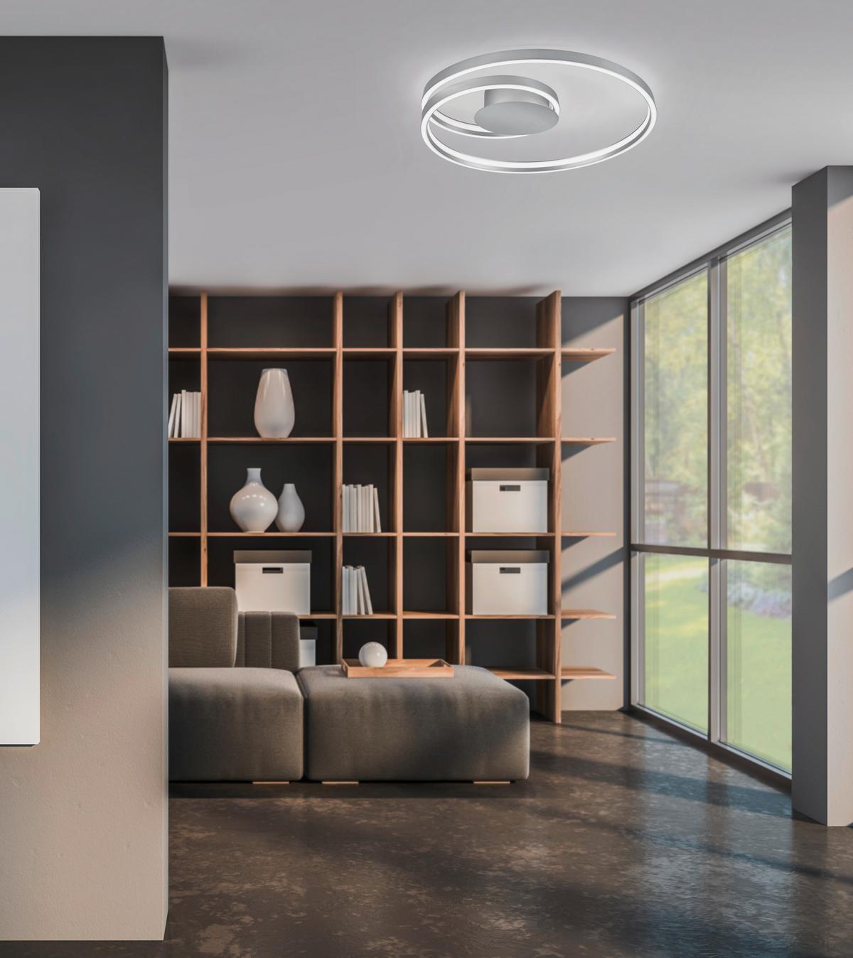 LAMPA SUFITOWA LED 677210132 CIOLA - czarny/biały, Lifestyle, tworzywo sztuczne/metal (72/12cm) - Cinque