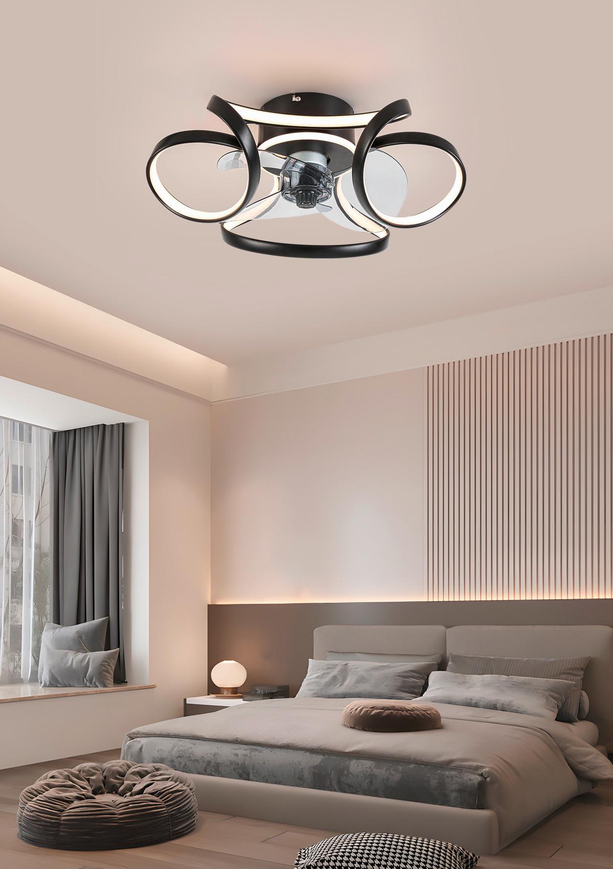 LED Mennyezeti Lámpa Kiz - áttetsző, Modern, műanyag/fém (45/19cm) - Modern Living