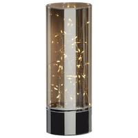 DEKORACJA ŚWIETLNA LED JP16872 - szary, Lifestyle, szkło (9/25cm) - X-Mas