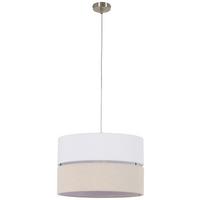 LAMPA WISZĄCA NICOLE - beżowy/biały, Modern, tworzywo sztuczne/metal (37/120cm) - Novel