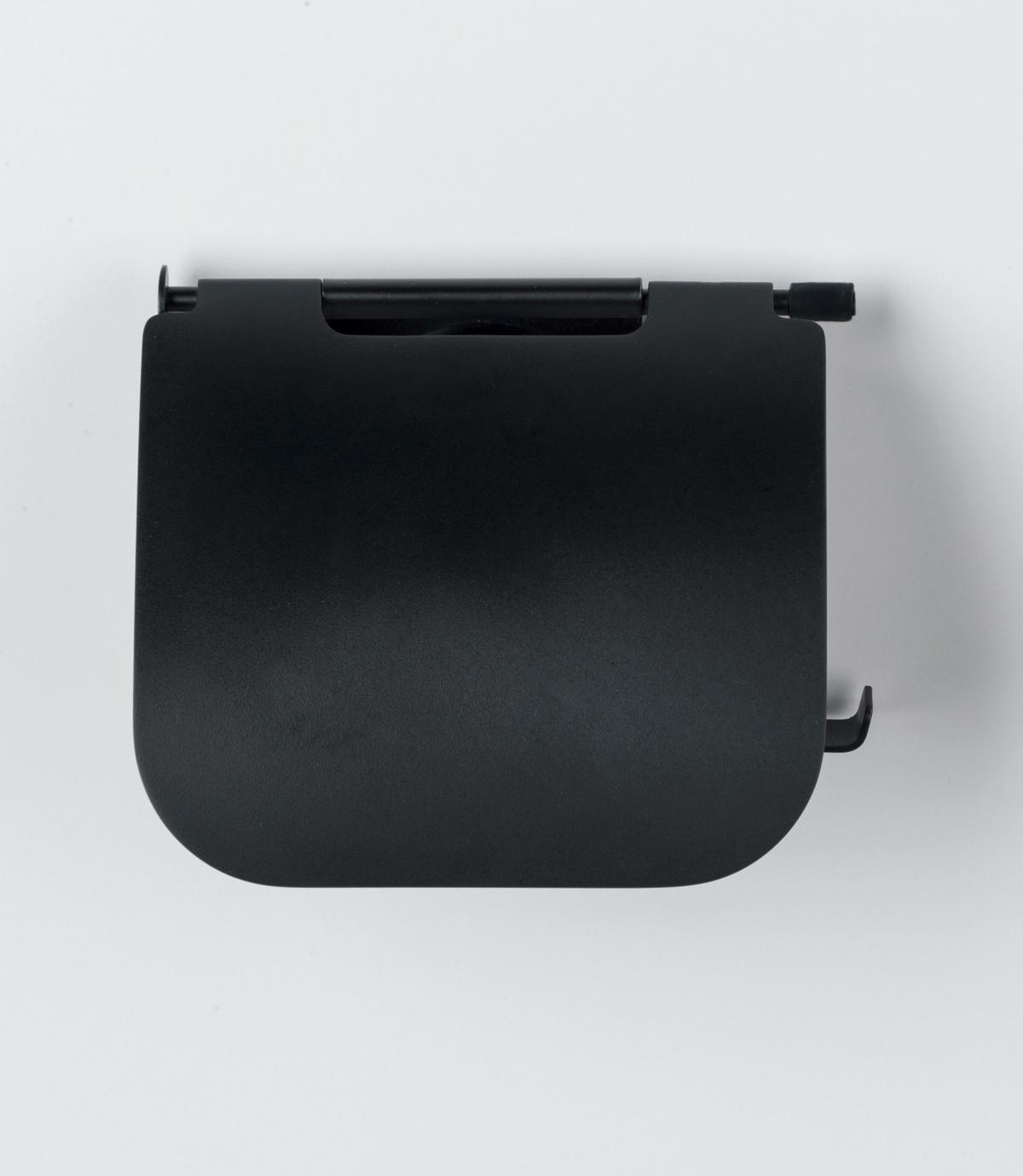 Suport hârtia igienică Pavia - negru, Modern, metal (13/12/3cm) - Wenko