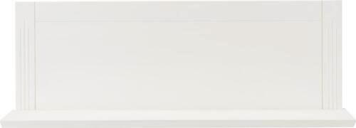 Wandboard Elena Weiss - Weiss, Romantik / Landhaus, Holz (100/35/25cm) - Zandiara