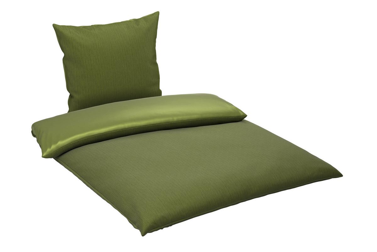 POŚCIEL DWUSTRONNA WALLE - ciemnozielony, tkanina (155/220cm) - Bio:Vio