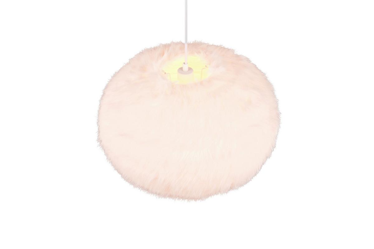 LAMPA ZWIESZANA R31581901 FURRY - biały/kolor piaskowy, Modern, metal/tkanina (50/150cm)