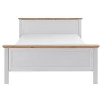 Klasični Krevet Jasmin Ii - bijela/hrast Artisan, Lifestyle, drvni materijal/plastika (160/200cm) - Modern Living